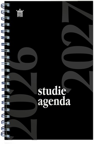 Schoolagenda 2026-2027 Ryam Studie 7dagen/2pagina's spiraal zwart