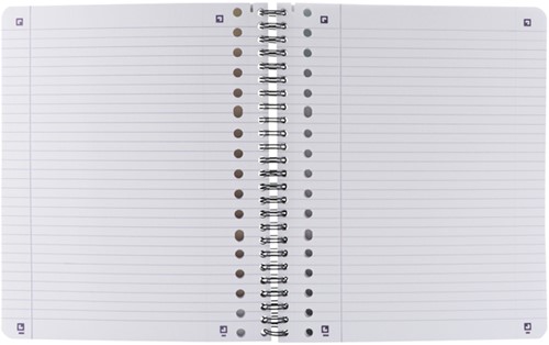 Collegeblok Oxford A5+ 17-gaats lijn 80vel voordeelpak assorti-2