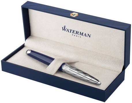 Vulpen Waterman Carène L'essence du blue deLuxe CT B:M - GB medium-2