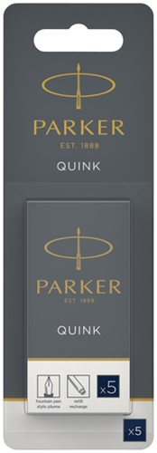Inktpatronen Parker Quink blauw-zwart