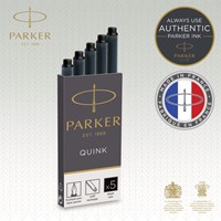 Inktpatronen Parker Quink blauw-zwart-2