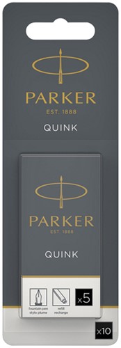 Inktpatronen Parker Quink zwart