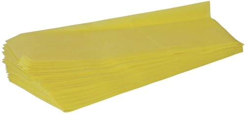 Stofwisdoek Cleaninq viscose 25x60cm geel
