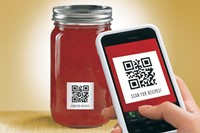 Etiket Avery Zweckform L7121-25 QR code 45x45mm opaak 400stuks-1