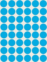 Etiket Avery Zweckform 3375 rond 18mm blauw 1056stuks-2