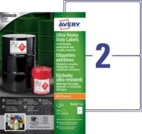 Etiket A4 148x210mm Avery B3655-50 polyethyleen wit pk/100-2