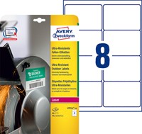 Etiket A4 99.1x67.7mm Avery Zweckform L7914-10 polyester wit pk/80-2