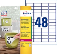 Etiket A4 45.7x21.2mm Avery L4778REV wit pk/960-2