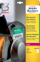 Etiket A4 210x148mm Avery Zweckform L7916-10 polyethyleen wit pk/20