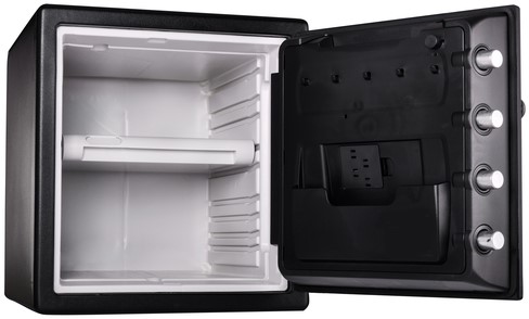 Kluis Master Lock brandvrij en waterdicht electronisch combi-slot XL zwart-3