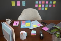 Post-it memoblokje 47.6x47.6mm  622 Super Sticky Cosmic pk/12-3