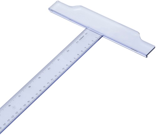 Tekenhaak Aristo 60cm GeoCollege transparant-2