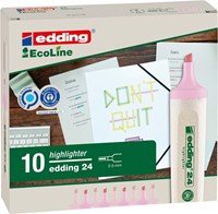 Markeerstift edding 24 Ecoline pastelroze-1