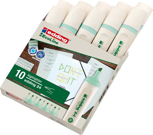 Markeerstift edding 24 Ecoline pastelgroen-3