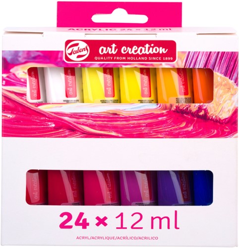 TAC Acrylverf set 24x12 ml 24 Stuk