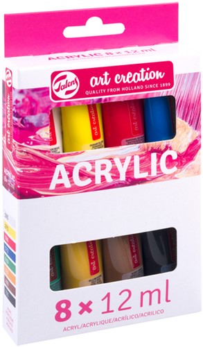 TAC Acrylverf set 8x12 ml 8 Stuk-2