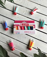TAC Acrylverf set Caribbean 6x12 ml 6 Stuk-2
