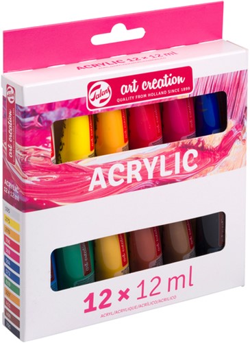 TAC Acrylverf set 12x12 ml 12 Stuk-2