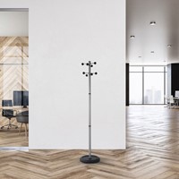 Kapstok staand BRASQ Monaco zilver/zwart-1