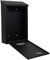 Brievenbus BRASQ PB100 Basic wand zwart-2