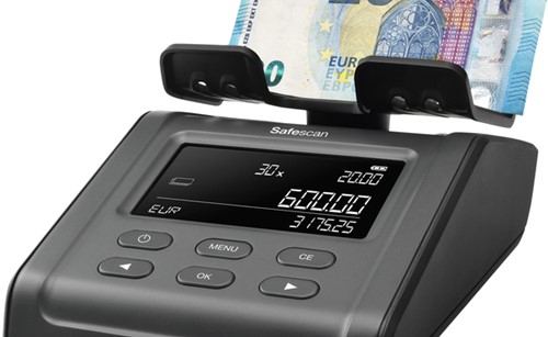 Geldtelweegschaal Safescan 6165 G3 zwart-3