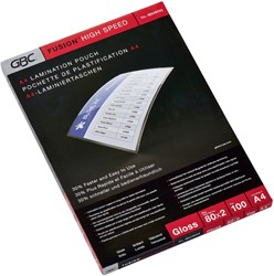 Lamineerhoes 2x80micron GBC A4 highspeed ds/100
