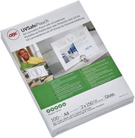 Lamineerhoes 2x150micron GBC A4 UV bestendig ds/100