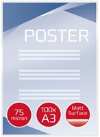 Lamineerhoes 2x75micron GBC A3 mat ds/100-2