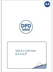 Etiket DPD IEZZY A4 1.000vel 161.5x100mm 1000label