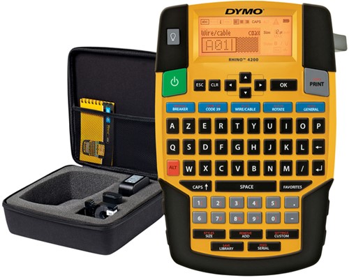 Labelprinter Dymo Rhino 4200 azerty in koffer-2