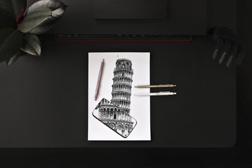 Balpen rOtring 600 goud medium-3