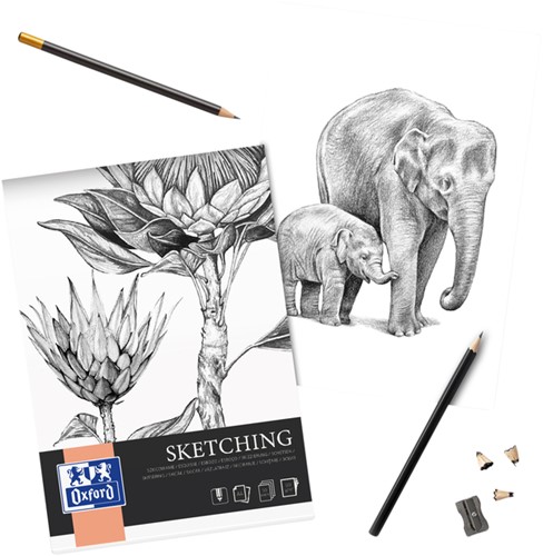 Tekenblok Oxford Sketching A3 50vel 120gr-2