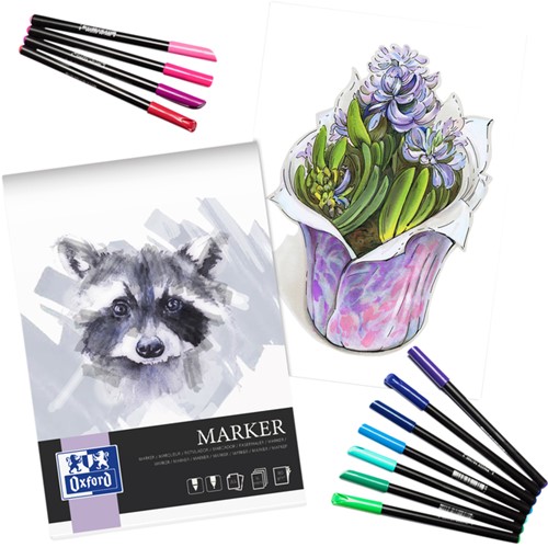 Tekenblok Oxford Marker A3 15vel 180gr-2