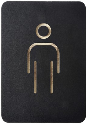Pictogram Europel man zwart