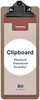 Klembord Europel rekening hout-2