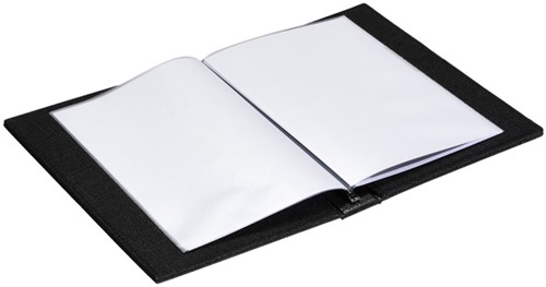 Menumap Europel linnen A5 zwart 6 tassen-2