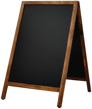 Krijt stoepbord Europel 660x1040mm natuur
