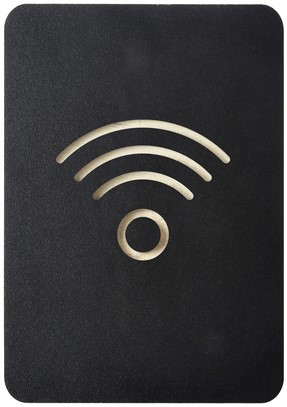 Pictogram Europel wifi zwart