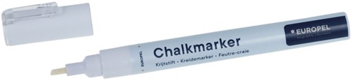 Krijtstift Europel 3mm wit etui 8 stuks-3