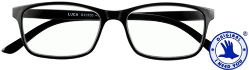 Leesbril I Need You Luca +2.50 dpt zwart