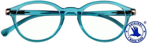 Leesbril I Need You Tropic +3.00 dpt turquoise