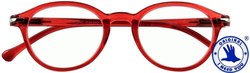Leesbril I Need You Tropic +1.00 dpt rood