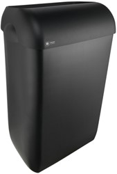 Afvalbak BlackSatino open inworp 43 liter zwart 331760