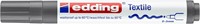Viltstift edding 4500 textiel rond grijs 2-3mm-2