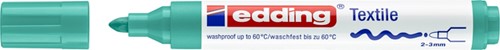 Viltstift edding 4500 textiel rond vaalgroen 2-3mm