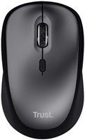 Muis Trust Yvi+ draadloos eco zwart-2