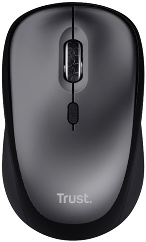 Muis Trust Yvi+ draadloos eco zwart-2