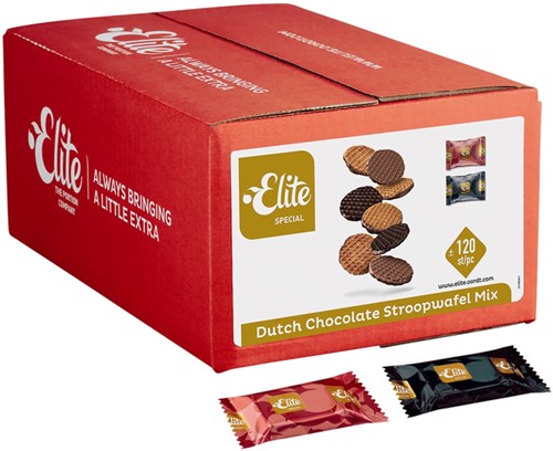 Koekjes Elite Dutch chocolate stroopwafel mix