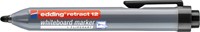 Viltstift Edding 12 whiteboard drukknop rond zwart