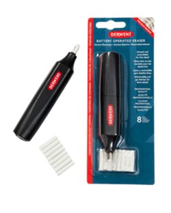Derwent gum op batterijen